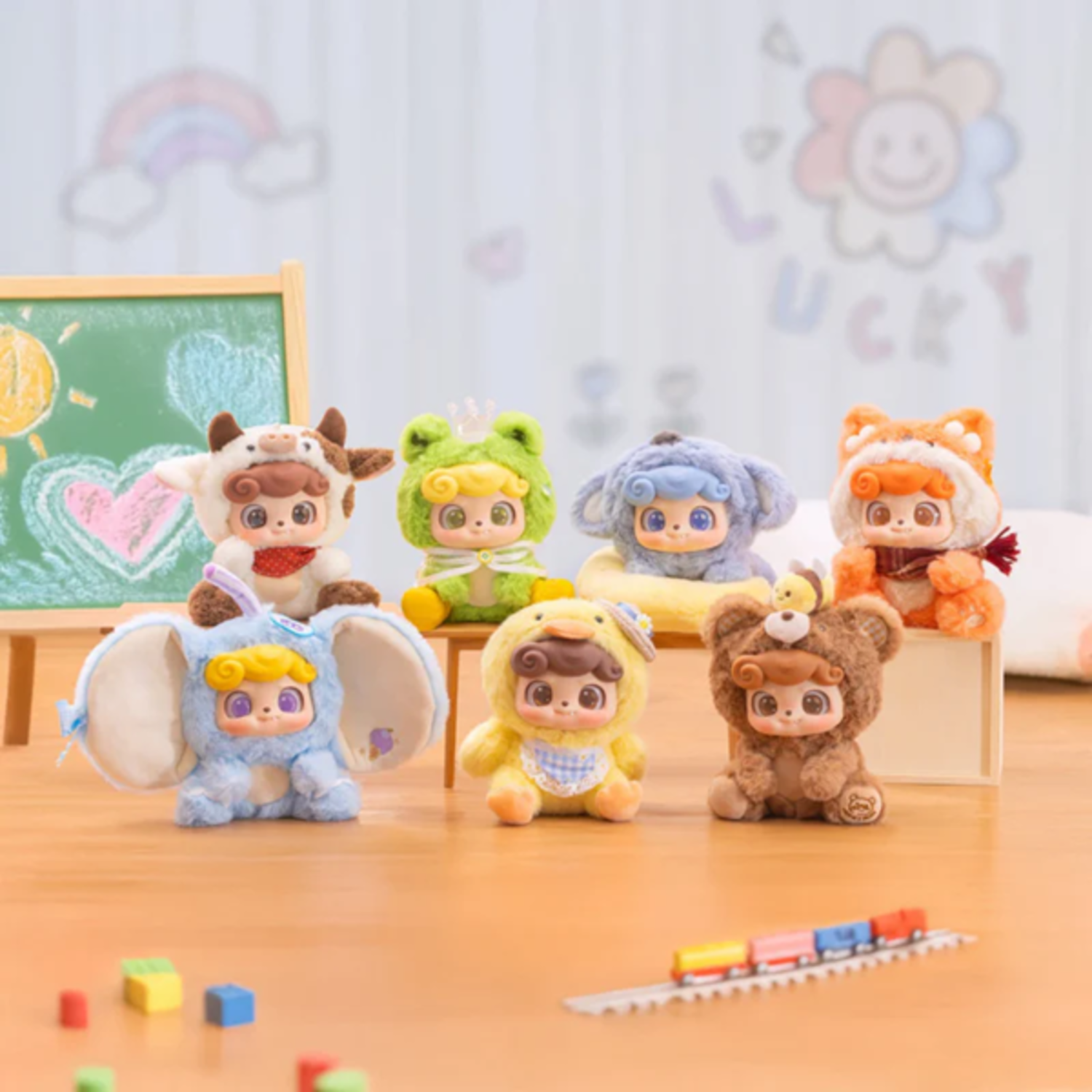 JOTOYS - QKID [ANIMAL PRESCHOOL SERIES] - PLUSH BLINDBOX - SUPER