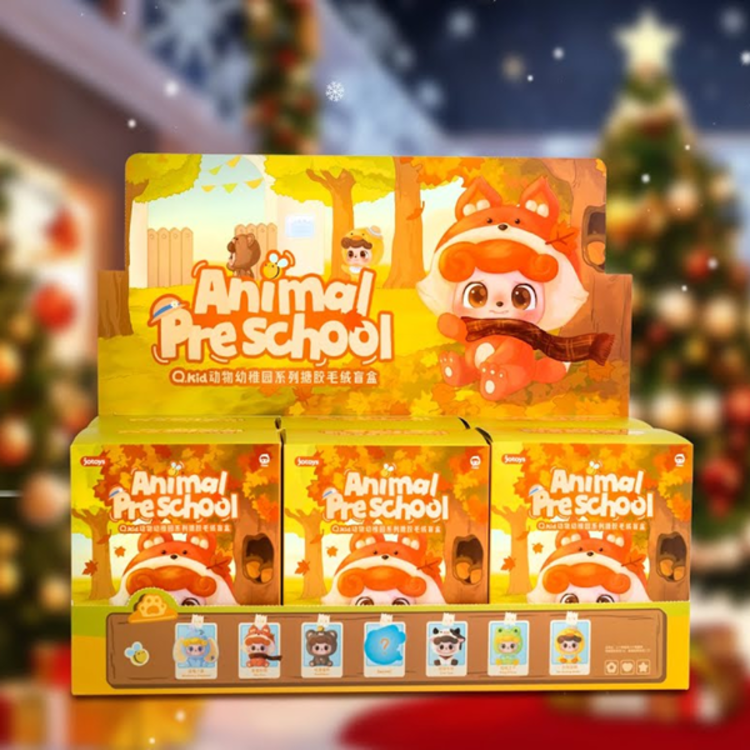 JOTOYS - QKID [ANIMAL PRESCHOOL SERIES] - PLUSH BLINDBOX