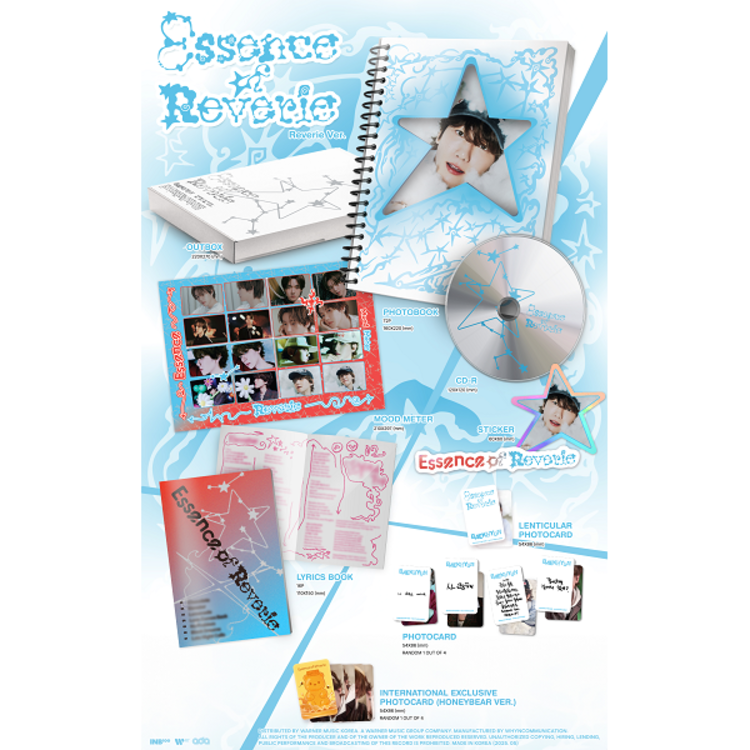 BAEKHYUN (백현) - ESSENCE OF REVERIE - 5TH MINI ALBUM [SIGNED ALBUM + EXCLUSIVE PHOTOCARD]