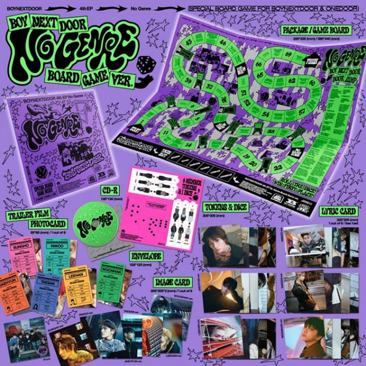 BOYNEXTDOOR (보이넥스트도어) - NO GENRE - [BOARD GAME VER. / ALBUM SET] - 4TH EP + [WEVERSE GIFT]
