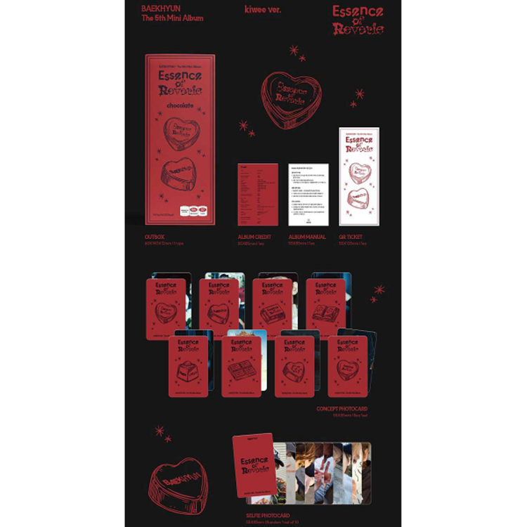 BAEKHYUN (백현) - ESSENCE OF REVERIE - [KIWEE VER.] - 5TH MINI ALBUM