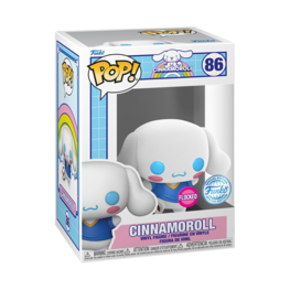 FUNKO CINNAMOROLL - CINNAMOROLL WITH SOCCER BALL [86] - FUNKO POP  [FLOCKED]