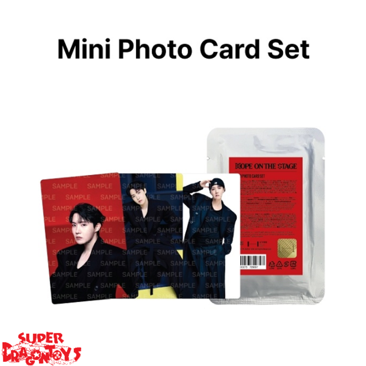 J-Hope (J ホープ) HOPE ON THE STAGE カードセット j-hope HOPE ON THE STAGE Final Official Merchandise - Mini