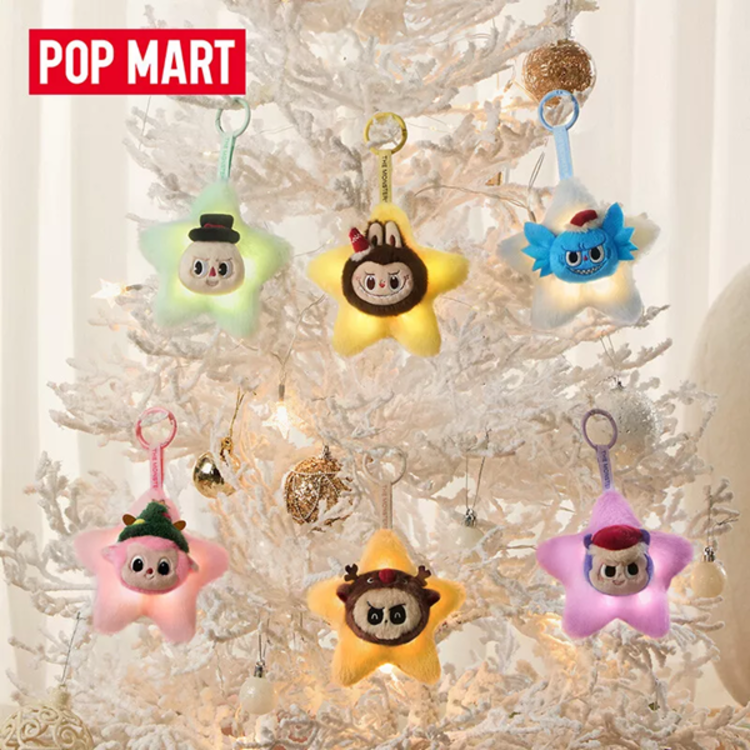 POP MART POP MART - THE MONSTERS "LABUBU" [CLASSIC SERIES] - SPARKLY PLUSH PENDANT BLINDBOX