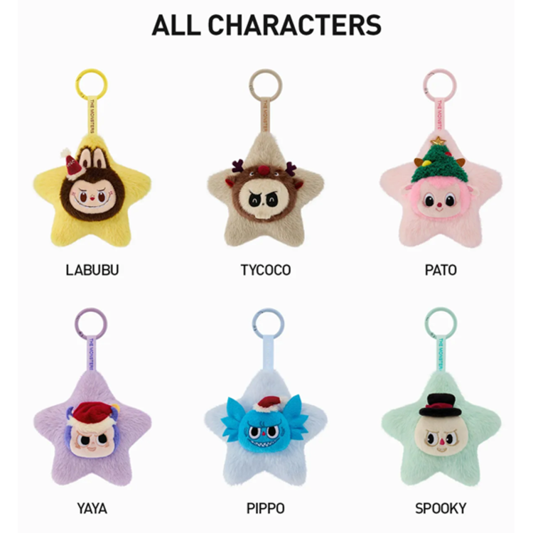 POP MART POP MART - THE MONSTERS "LABUBU" [CLASSIC SERIES] - SPARKLY PLUSH PENDANT BLINDBOX