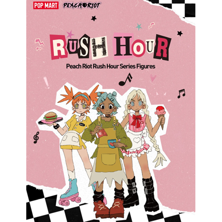 POP MART POP MART - PEACH RIOT ["RUSH HOUR" SERIES] - BLINDBOX MINI FIGURE