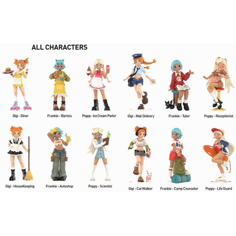 POP MART POP MART - PEACH RIOT ["RUSH HOUR" SERIES] - BLINDBOX MINI FIGURE