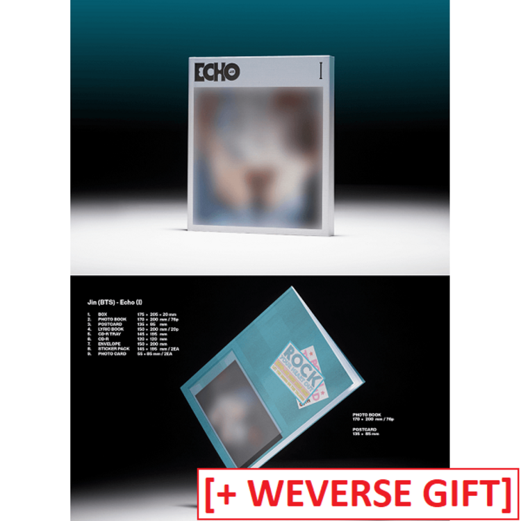 JIN (김석진) [BTS] - ECHO - 2ND MINI ALBUM + [WEVERSE GIFT]