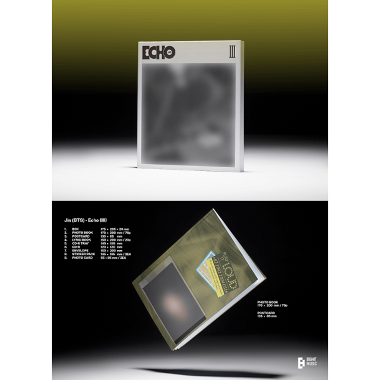JIN (김석진) [BTS] - ECHO - 2ND MINI ALBUM [4 ALBUM SET + WEVERSE GIFT]