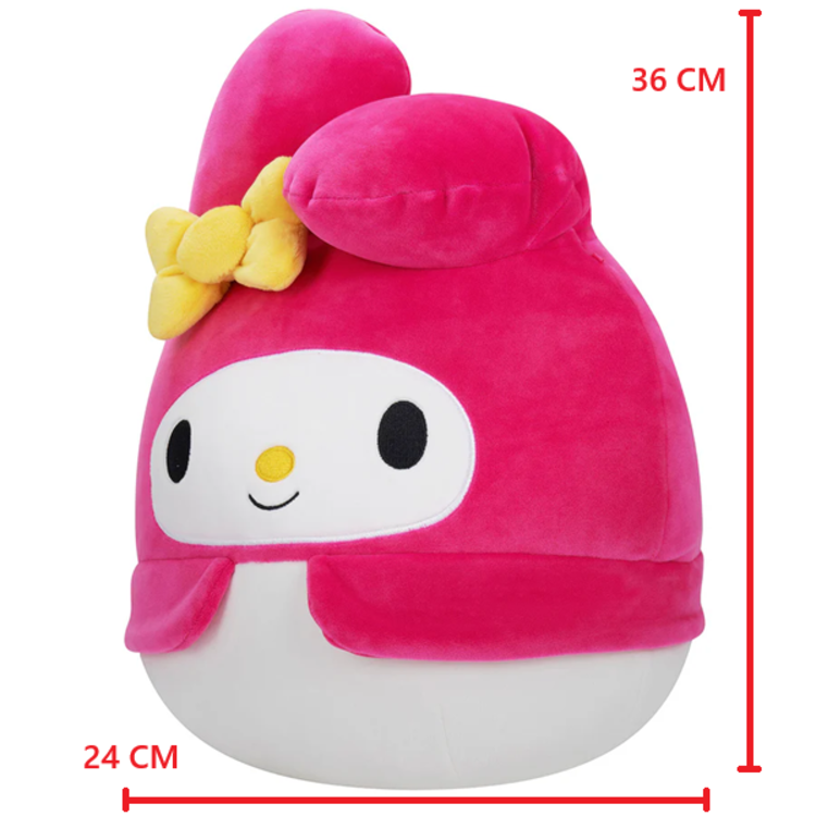 SQUISHMALLOWS ORIGINAL - MY MELODY  [36CM] HELLO KITTY AND FRIENDS PLUSH