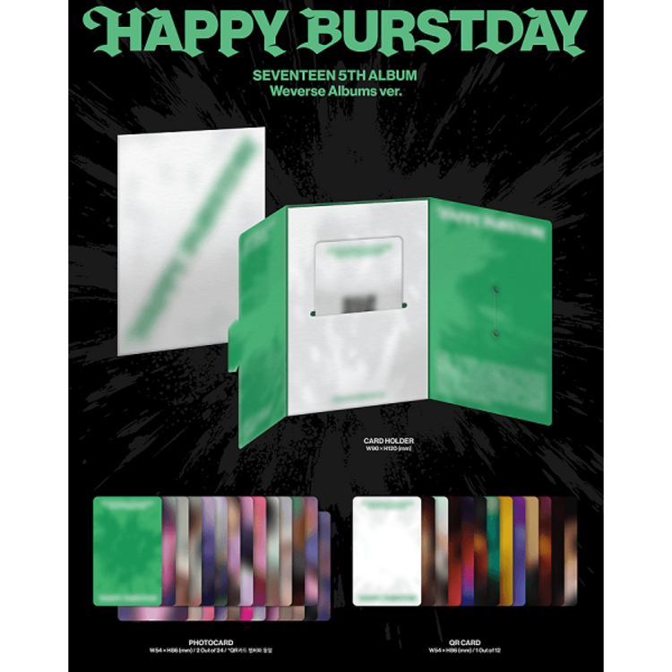 SEVENTEEN (세븐틴) - HAPPY BURSTDAY - [WEVERSE ALBUM] - 5TH ALBUM