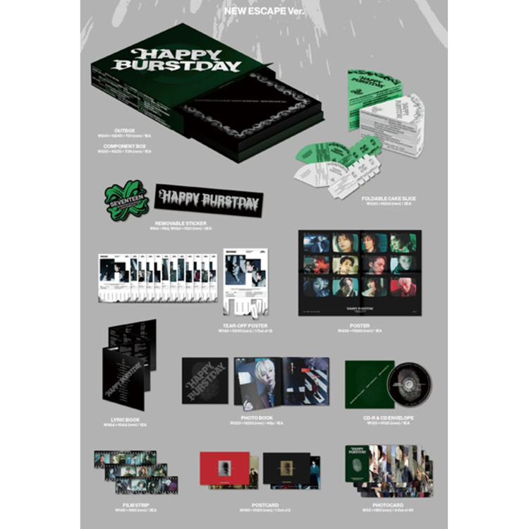 SEVENTEEN (세븐틴) - HAPPY BURSTDAY - 5TH ALBUM
