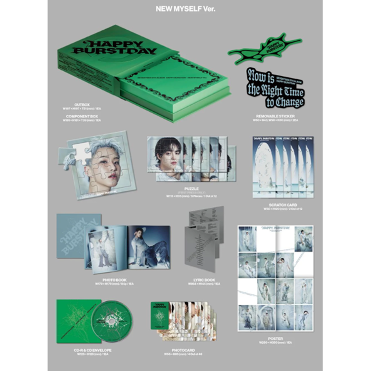 SEVENTEEN (세븐틴) - HAPPY BURSTDAY - 5TH ALBUM