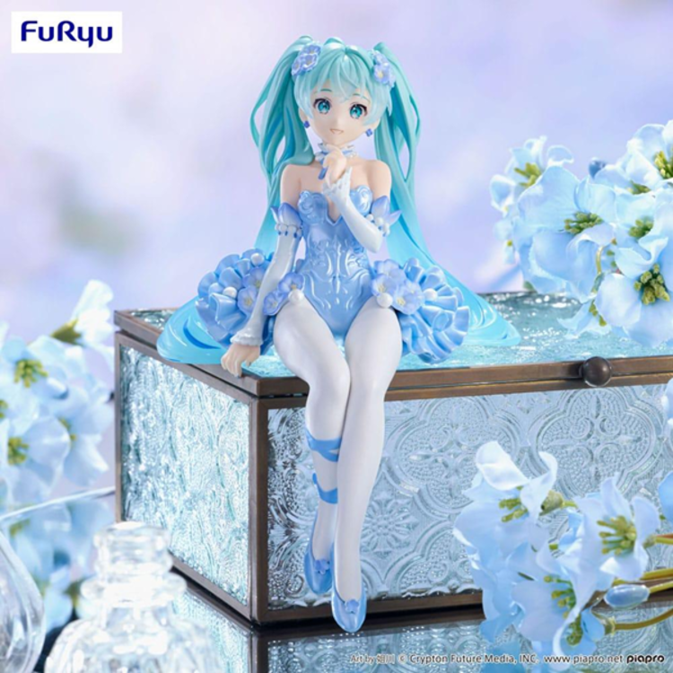 FURYU VOCALOID - HATSUNE MIKU [FLOWER FAIRY NEMOPHILA] - "NOODLE STOPPER" FIGURE
