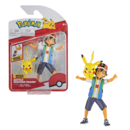 POKEMON - BATTLE FEATURE FIGURE [ASH + PIKACHU]