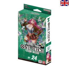 BANDAI ONE PIECE TCG - STARTER DECK [ST24] "GREEN JEWELRY BONNEY" - ENGLISH EDITION