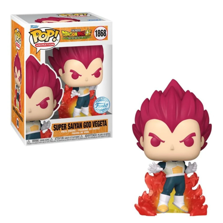 FUNKO DRAGON BALL SUPER - SUPER SAIYAN GOD VEGETA (SPECIAL EDITION)  [1868] - FUNKO POP