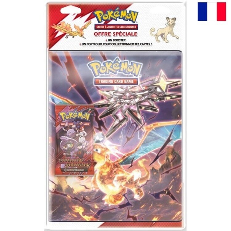 POKEMON TCG - BOOSTER "ECARLATE & POKEMON TCG - PORTFOLIO "ECARLATE & VIOLET : RIVALITES DESTINEES" [EV10] - EDITION FRANCAISE
