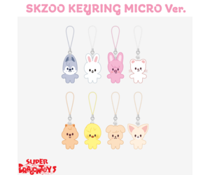 STRAY KIDS [5TH FANMEETING : SKZ 5'CLOCK] SKZOO KEYRING MICRO VER