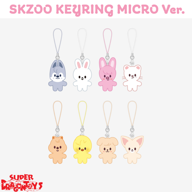 STRAY KIDS (스트레이 키즈) - [5TH FANMEETING : SKZ 5'CLOCK] SKZOO KEYRING MICRO VER. - OFFICIAL MD