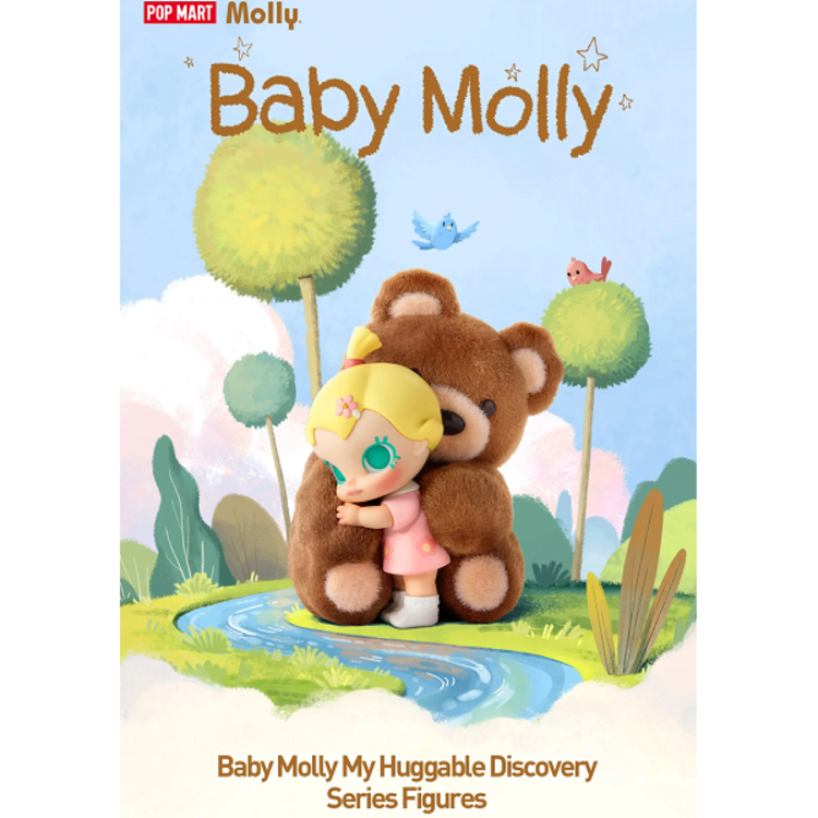 POP MART POP MART - BABY MOLLY [MY HUGGABLE DISCOVERY] - BLINDBOX MINI FIGURE