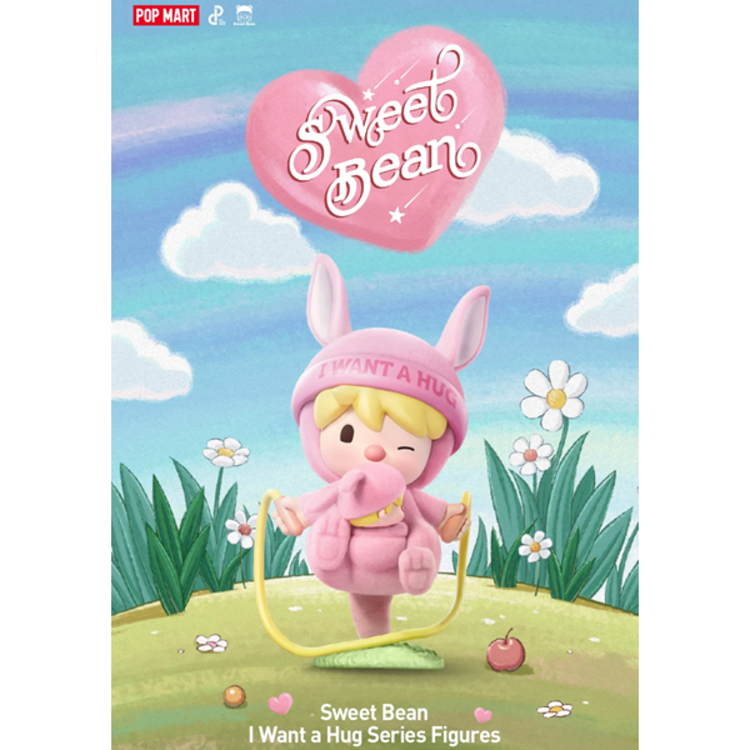 POP MART POP MART - SWEET BEAN  [I WANT A HUG SERIES] - BLINDBOX MINI FIGURE