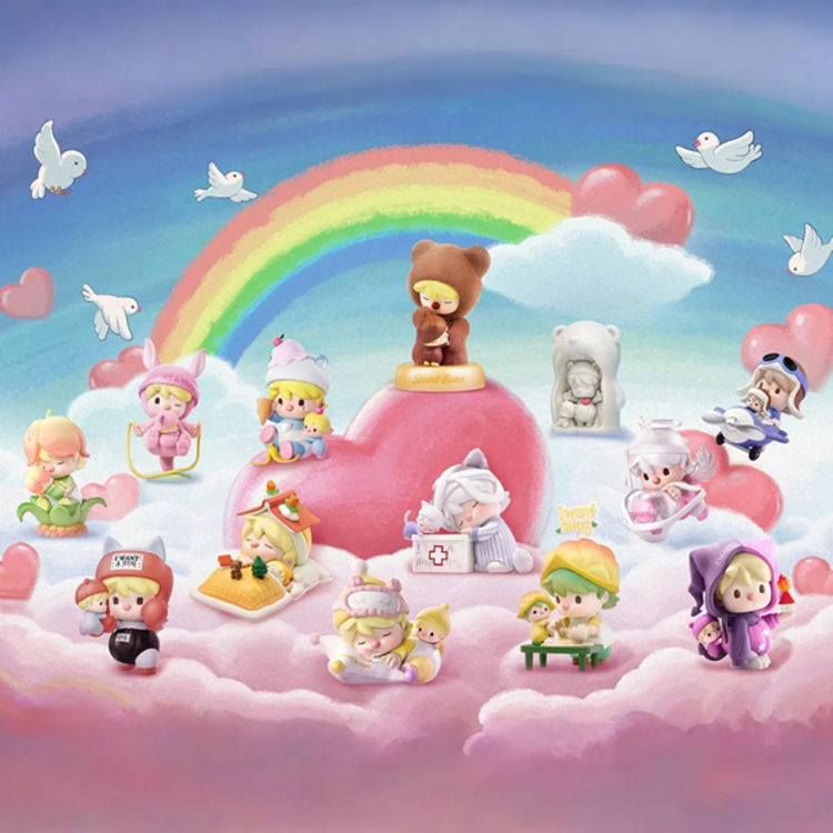 POP MART POP MART - SWEET BEAN  [I WANT A HUG SERIES] - BLINDBOX MINI FIGURE