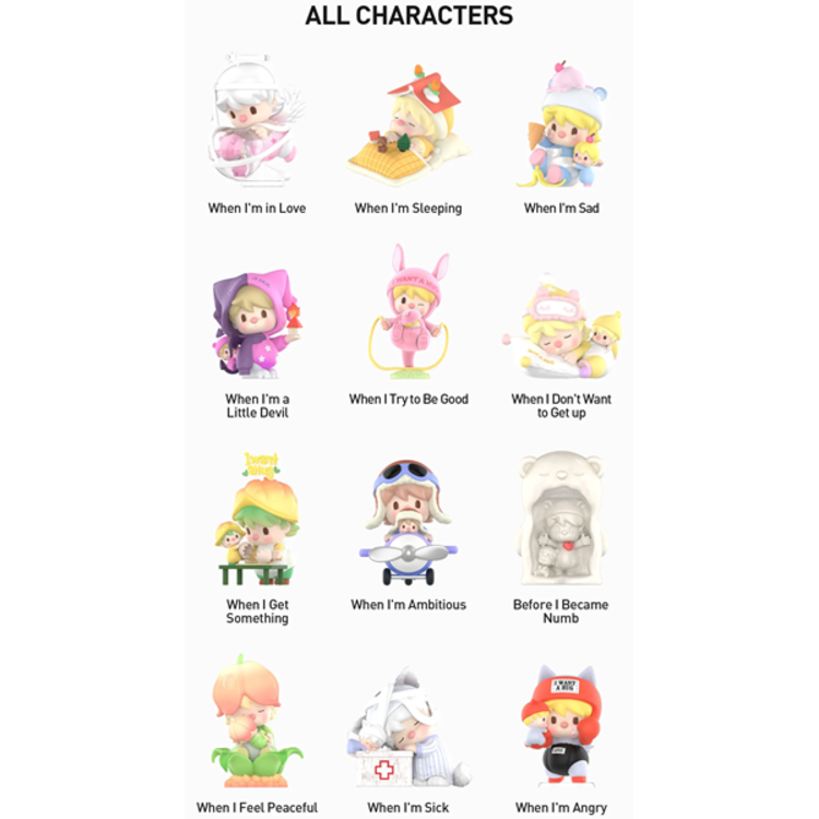 POP MART POP MART - SWEET BEAN  [I WANT A HUG SERIES] - BLINDBOX MINI FIGURE