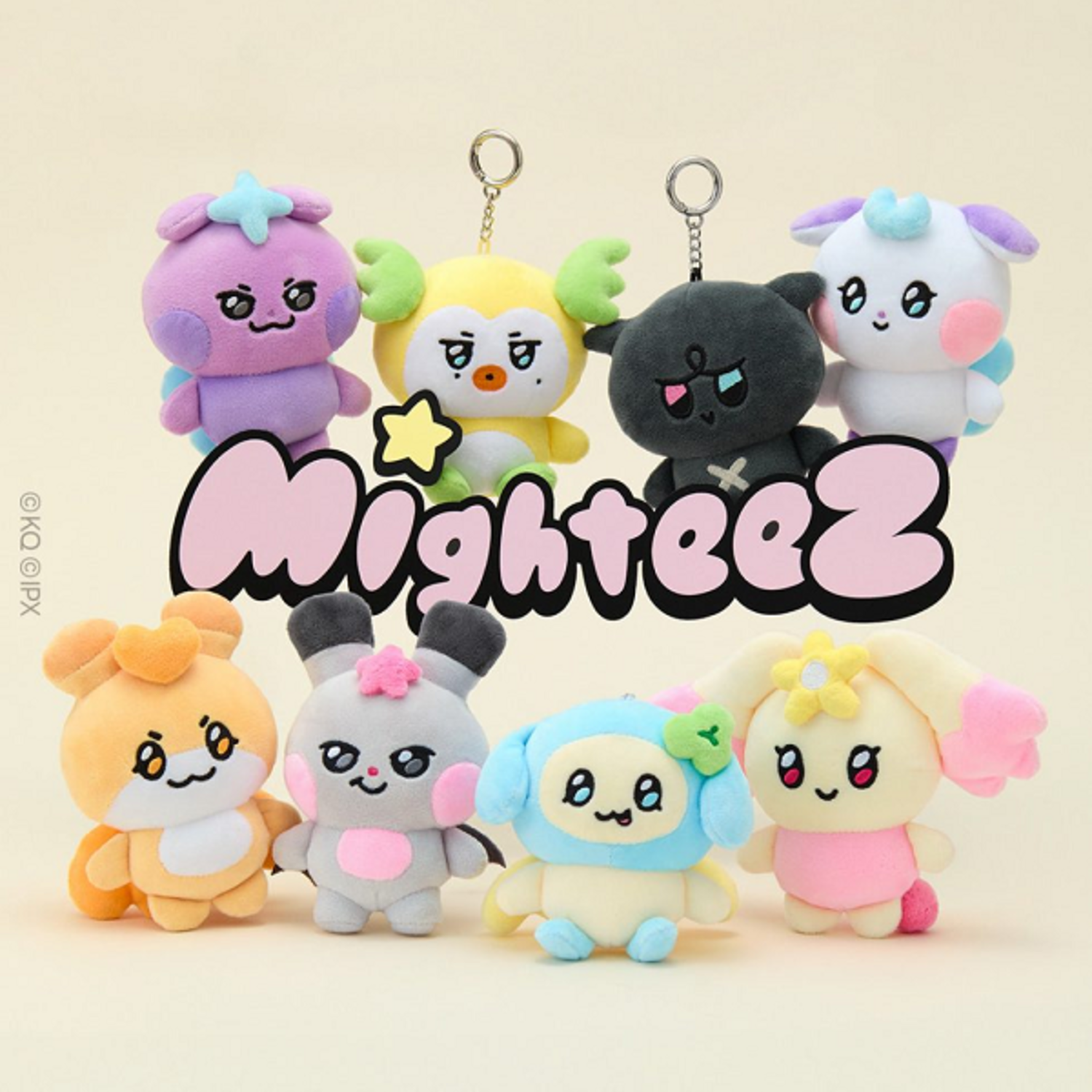 ATEEZ (에이티즈) - [MIGHTEEZ] PLUSH KEYRING - OFFICIAL MD +
