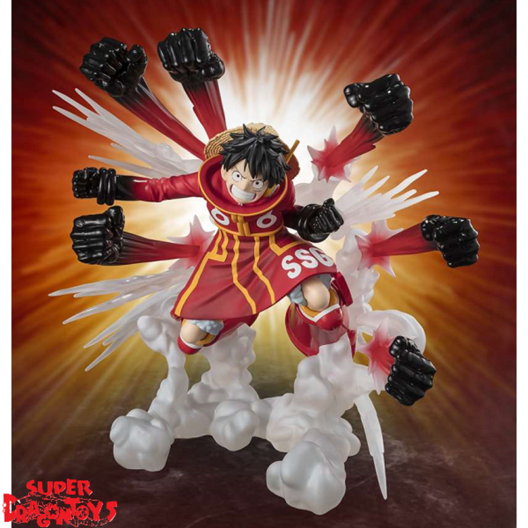 BANDAI ONE PIECE - MONDEY D LUFFY [GUM-GUM HAWK GATLING] - [EXTRA BATTLE] FIGUARTS ZERO