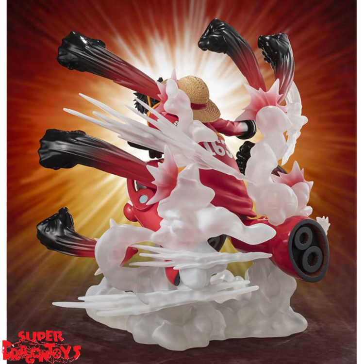 BANDAI ONE PIECE - MONDEY D LUFFY [GUM-GUM HAWK GATLING] - [EXTRA BATTLE] FIGUARTS ZERO