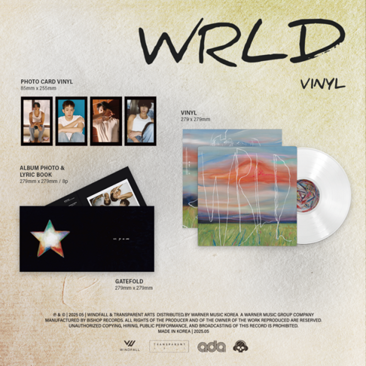 THE ROSE (더 로즈) - WRLD - ALBUM (LP)
