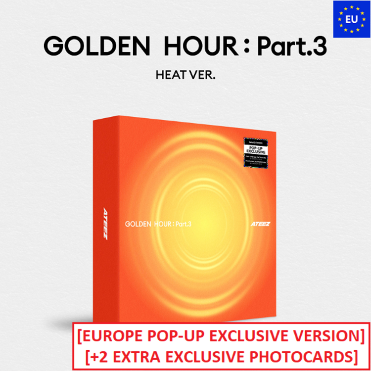 ATEEZ (에이티즈) - GOLDEN HOUR [PART.3] - 12TH MINI ALBUM [EUROPE POP-UP EXCLUSIVE]