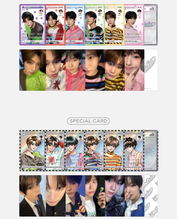 NCT WISH (엔시티 위시) - ASIA TOUR [LOG IN] TRADING CARD SET (LOG OUT VER.) - OFFICIAL MD