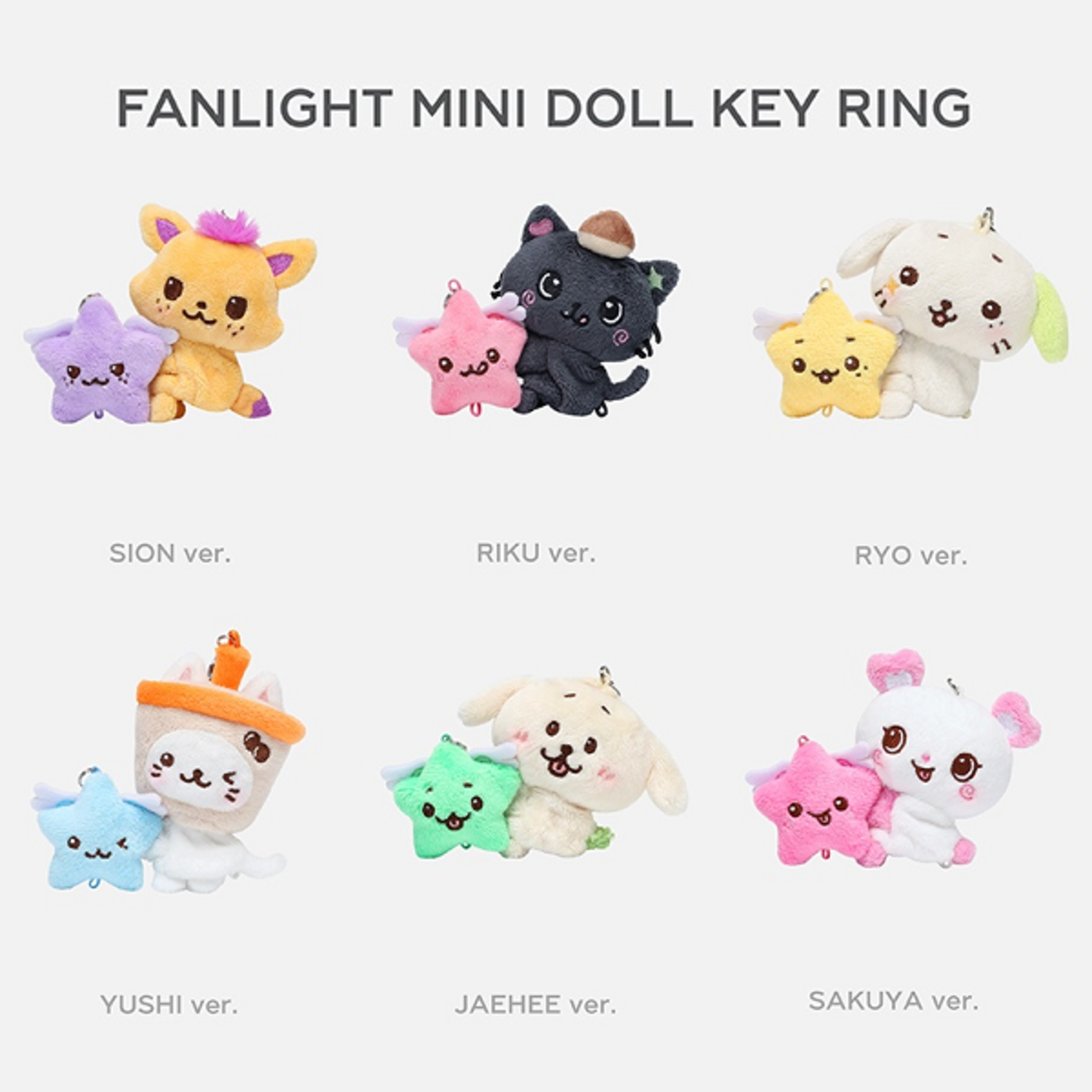 NCT WISH (엔시티 위시) - ASIA TOUR [LOG IN] FANLIGHT KEY RING