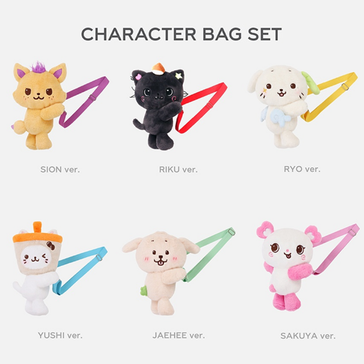 NCT WISH (엔시티 위시) - ASIA TOUR [LOG IN] CHARACTER BAG SET - OFFICIAL MD