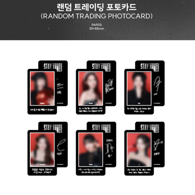 STAYC (스테이씨) - 2025 TOUR [STAY TUNED] RANDOM TRADING PHOTOCARD - OFFICIAL MD