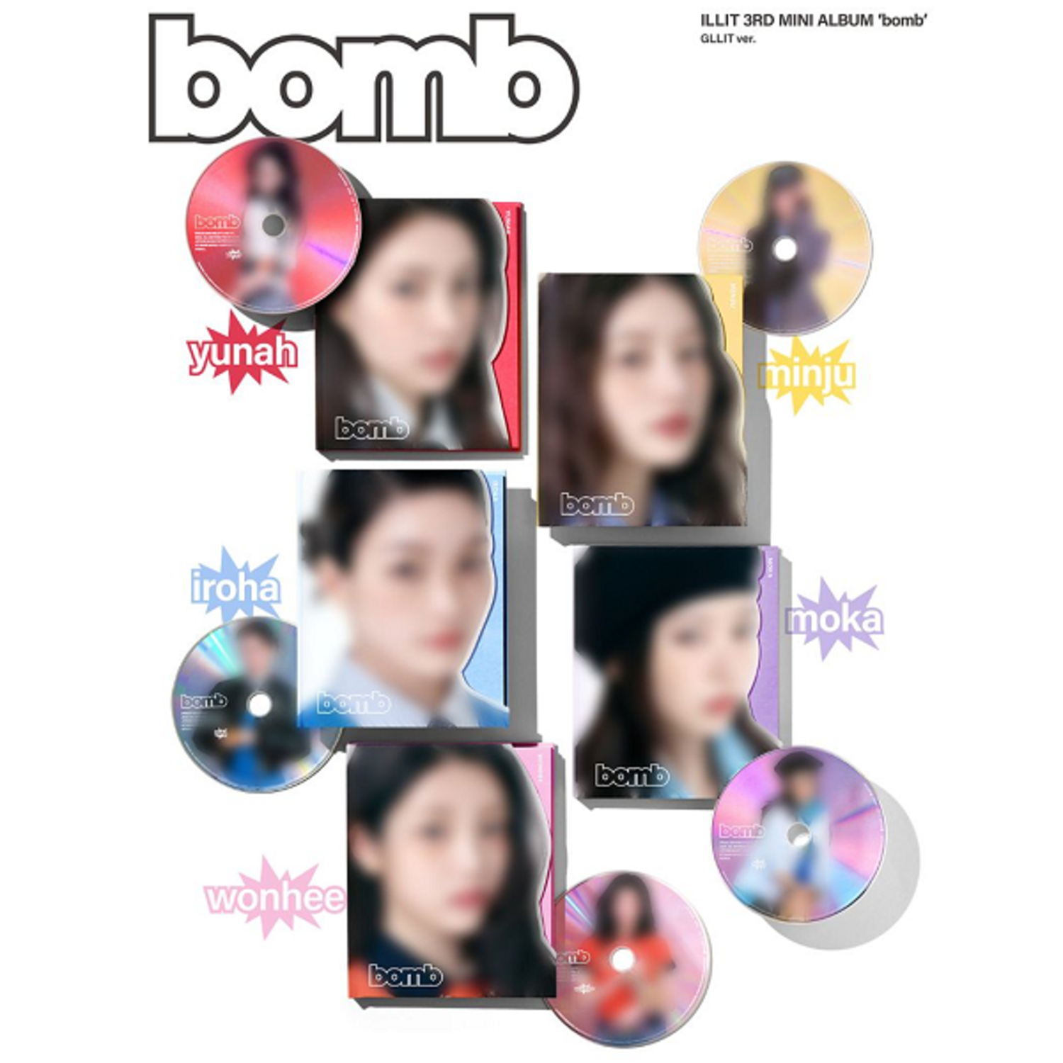 ILLIT (아일릿) - BOMB - [GLLIT VER.] - 3RD MINI ALBUM