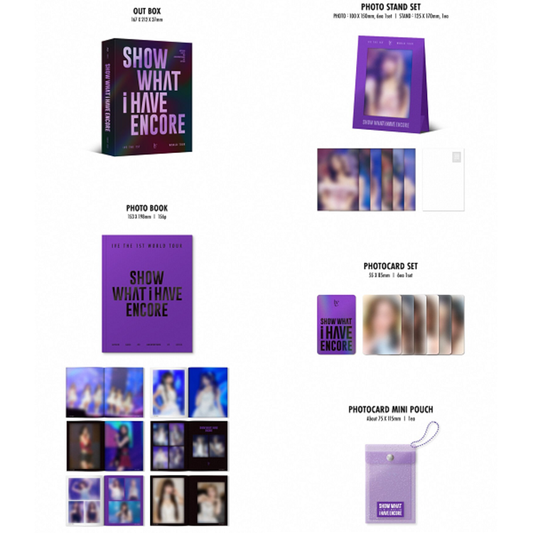 IVE (아이브) - THE 1ST WORLD TOUR [SHOW WHAT I HAVE - ENCORE] - [2BR] PACKAGE