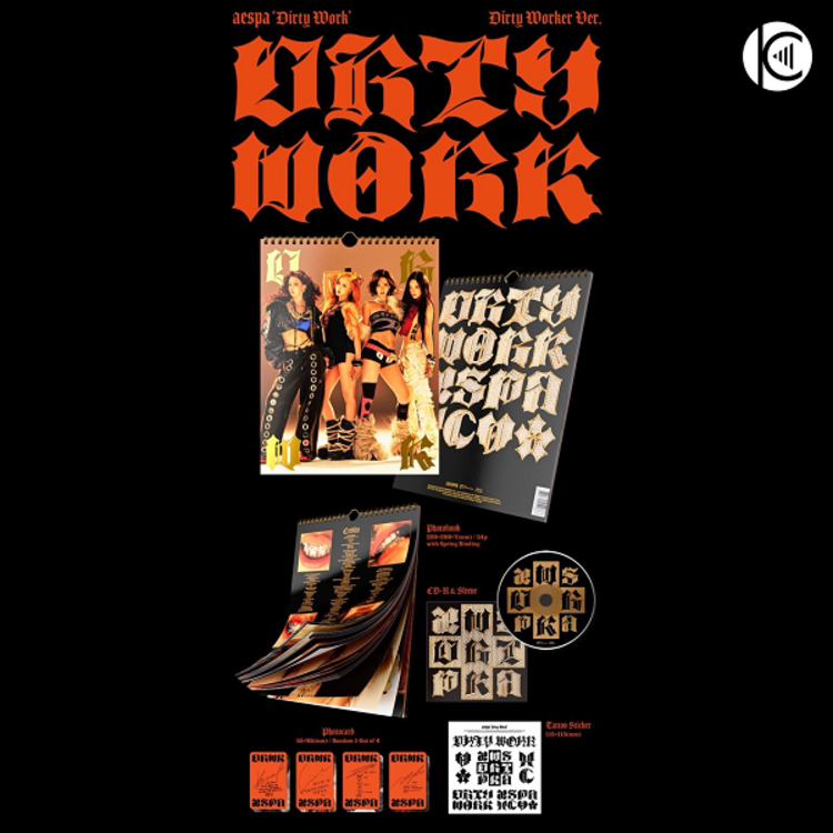 AESPA (에스파) - DIRTY WORK - [DIRTY WORKER VER.] - SINGLE ALBUM