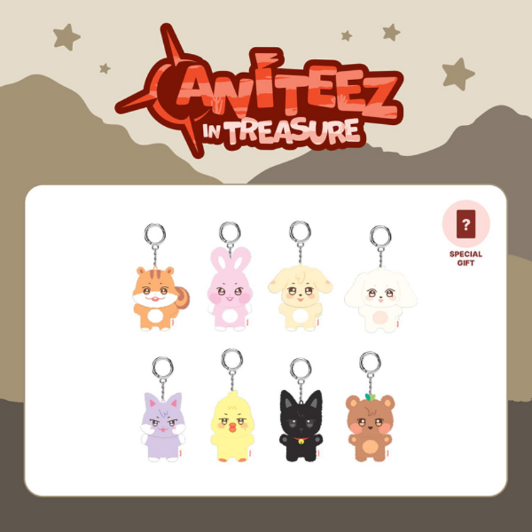 ATEEZ (에이티즈) - [ANITEEZ IN TREASURE] MINI PLUSH - OFFICIAL MD + SPECIAL GIFT