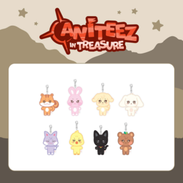 ATEEZ (에이티즈) - [ANITEEZ IN TREASURE] PLUSH KEYRING - OFFICIAL MD