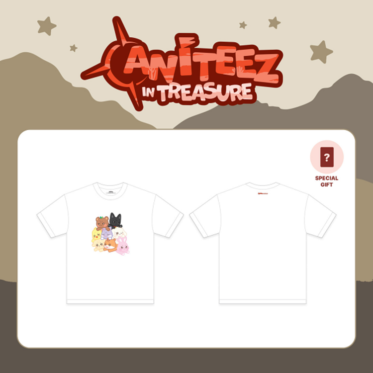 ATEEZ (에이티즈) - [ANITEEZ IN TREASURE] T-SHIRT - OFFICIAL MD
