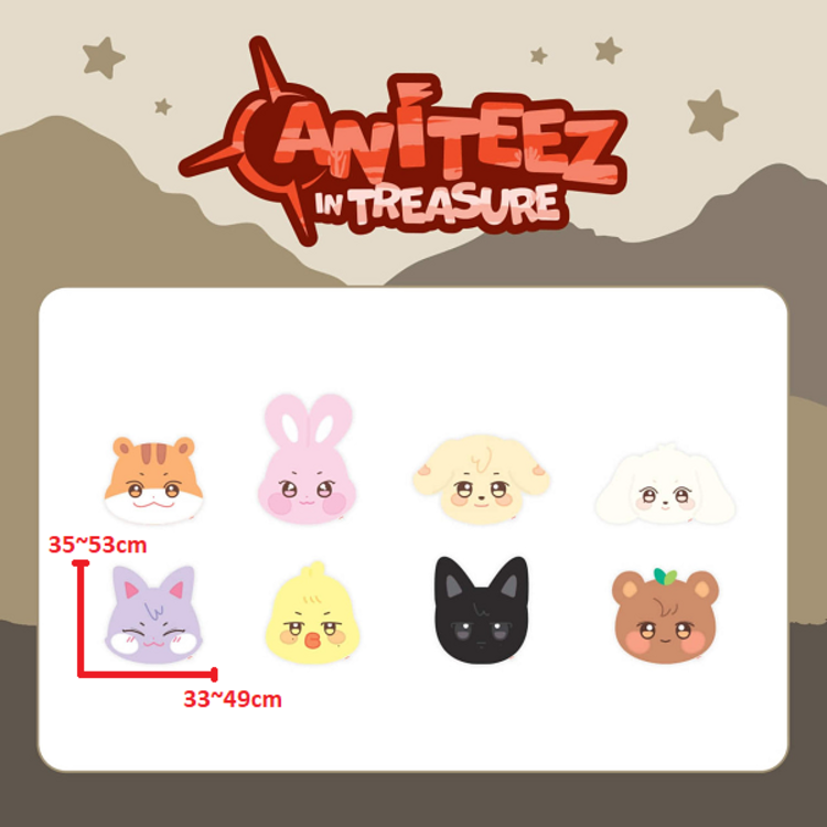 ATEEZ (에이티즈) - [ANITEEZ IN TREASURE] PLUSH CUSHION - OFFICIAL MD