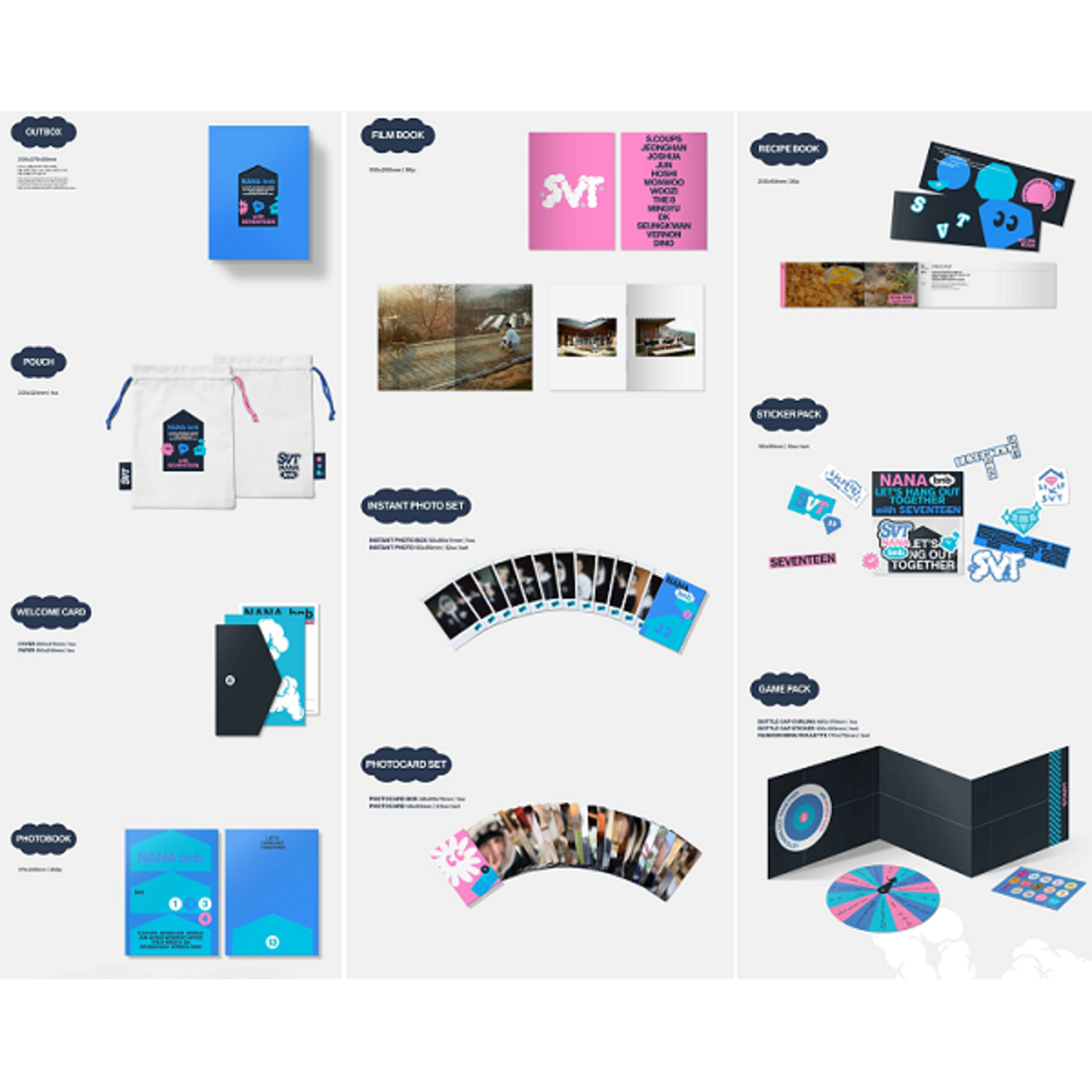 SEVENTEEN (세븐틴) - NANA BNB WITH SEVENTEEN - 2025 KIT - SUPER DRAGON TOYS