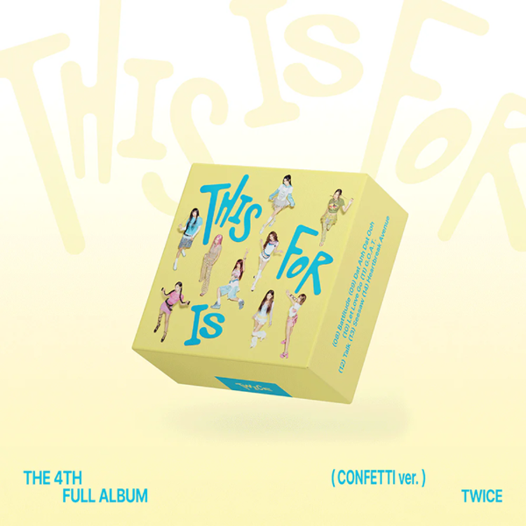 TWICE (트와이스) - THIS IS FOR - [CONFETTI VER.] - 4TH FULL ALBUM