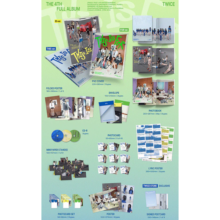 TWICE (트와이스) - THIS IS FOR - 4TH FULL ALBUM