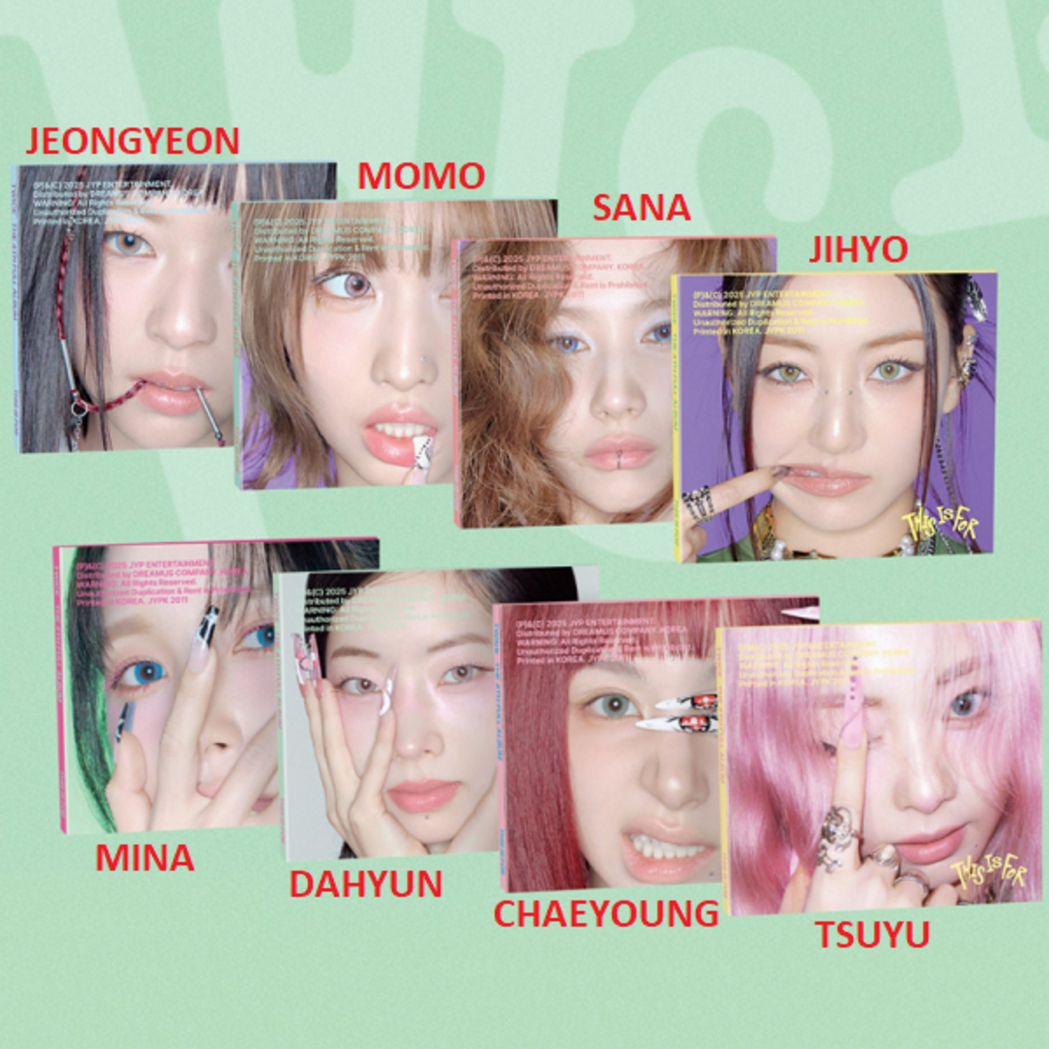 TWICE (트와이스) - THIS IS FOR - [DIGIPACK] - 4TH FULL ALBUM