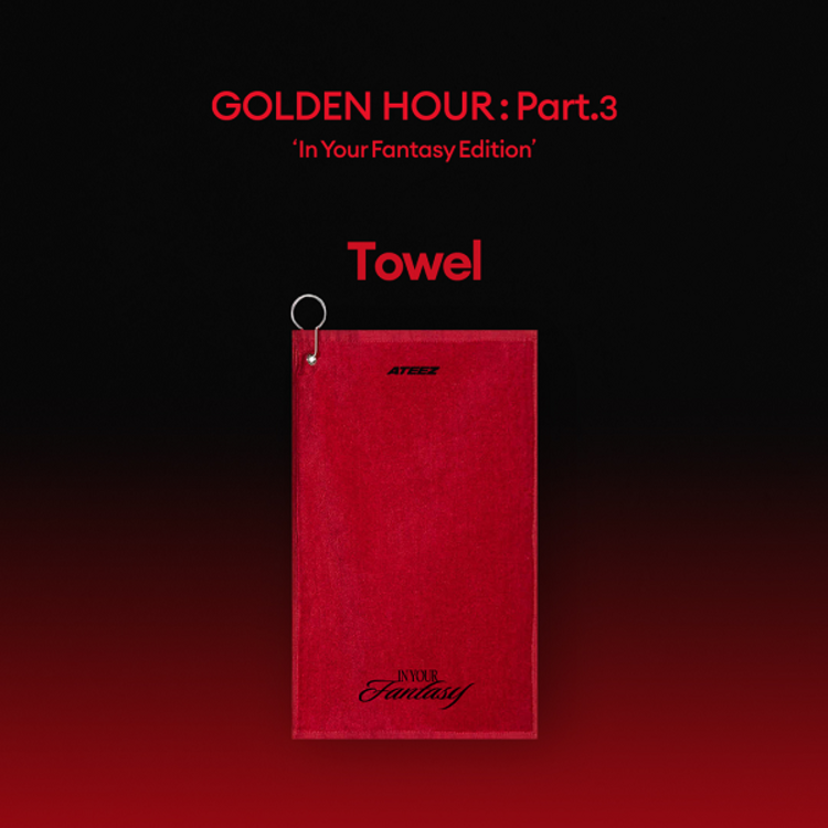 ATEEZ (에이티즈) - [GOLDEN HOUR PART.3 "IN YOUR FANTASY"] TOWEL - OFFICIAL MD