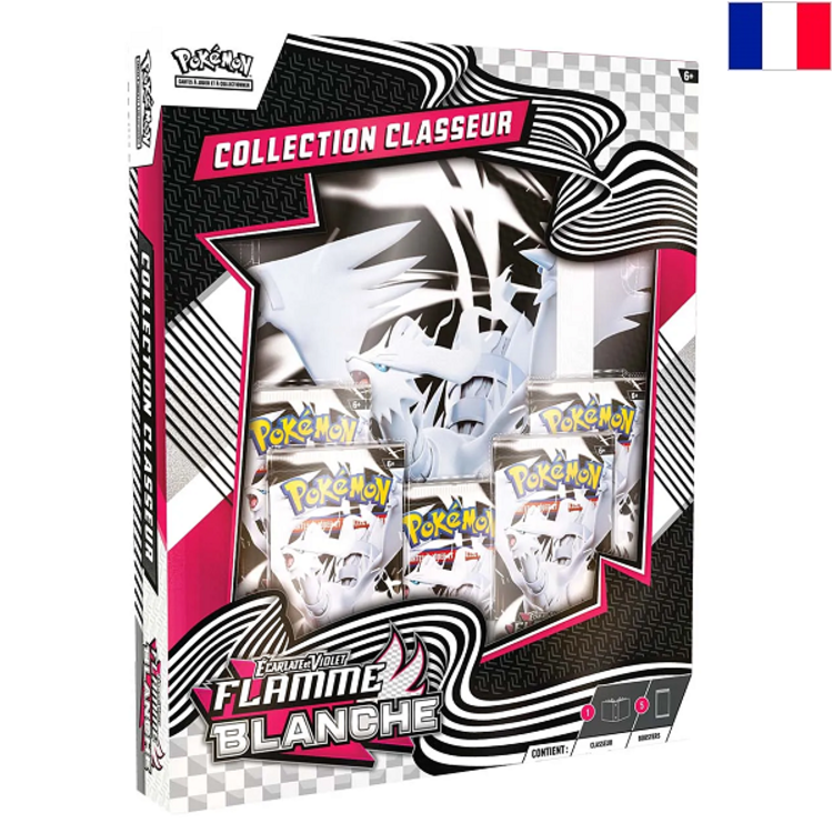 POKEMON TCG - COLLECTION CLASSEUR "ECARLATE & VIOLET : FLAMME BLANCHE" [EV10.5] - EDITION FRANCAISE